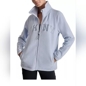 DKNY Sport Women's Tech Fleece Logo Jacket Large